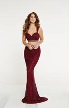 Panoply - 14881 Sleeveless Jewel Crusted Two-piece Mermaid Gown