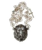 Femme Metale Jewelry - Pierced Lion Necklace