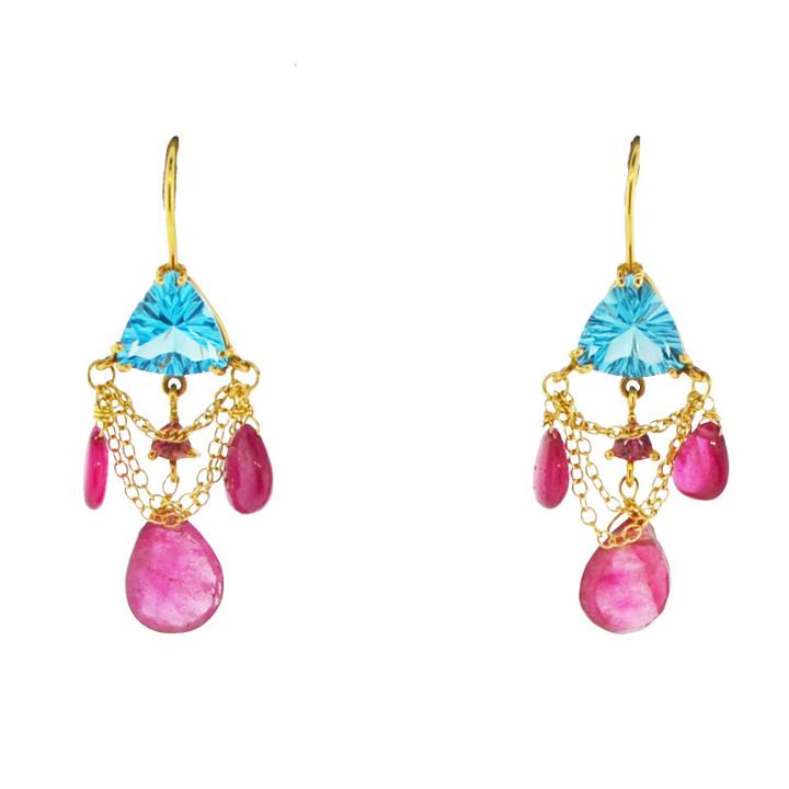 Mabel Chong - Aomame Swiss Earrings