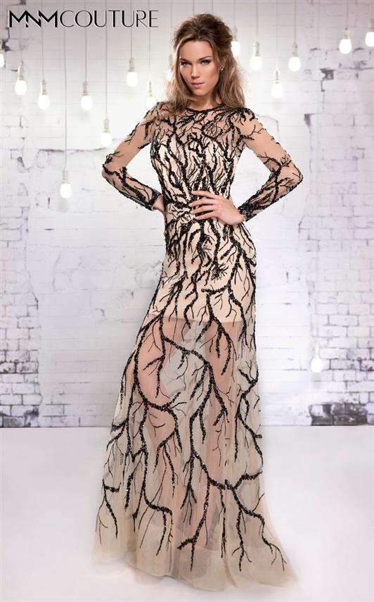 Mnm Couture - 9556 Black Nude