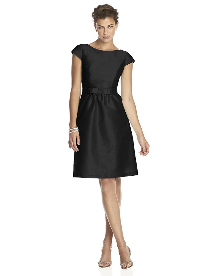 Alfred Sung - D568 Bridesmaid Dress In Black