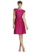 Alfred Sung - D568 Bridesmaid Dress In Sangria