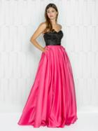 Colors Dress - 1683 Embellished Sweetheart Satin Gown