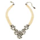 Ben-amun - Pearl And Crystal Vintage Necklace