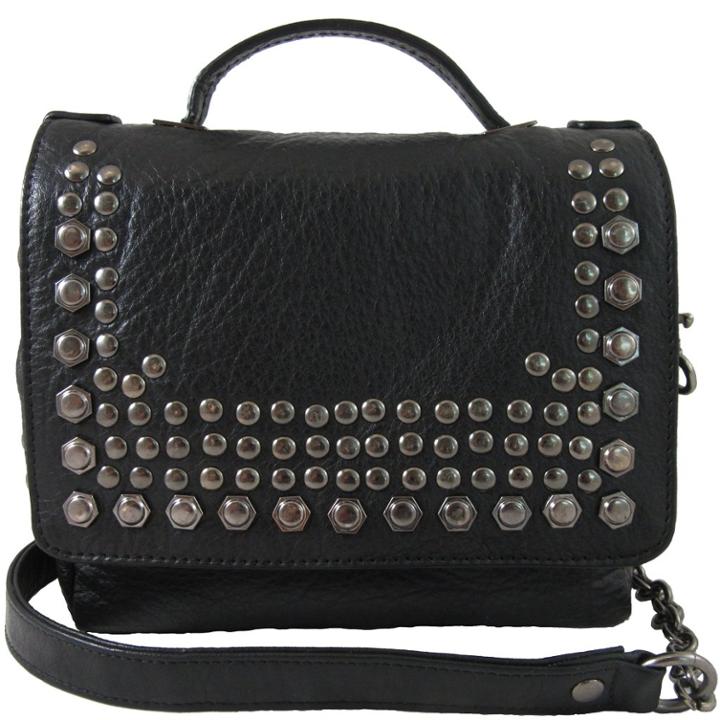 Joelle Hawkens By Treesje - Belair Mini Top Handle Buffalo Cow / Black