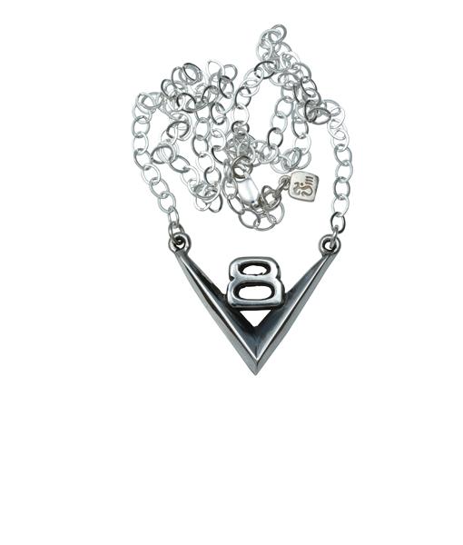 Femme Metale Jewelry - V 8 Logo Necklace