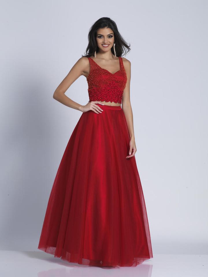 Dave & Johnny - 3140 Two Piece Embellished Ballgown