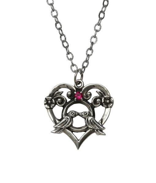 Femme Metale Jewelry - Lovey Dovey Pendant Necklace