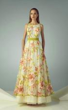 Beside Couture - Bc1231 Floral Lace Bateau A-line Dress