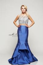 Milano Formals - Glorious Two-piece Ruffled Mermaid Gown E1988