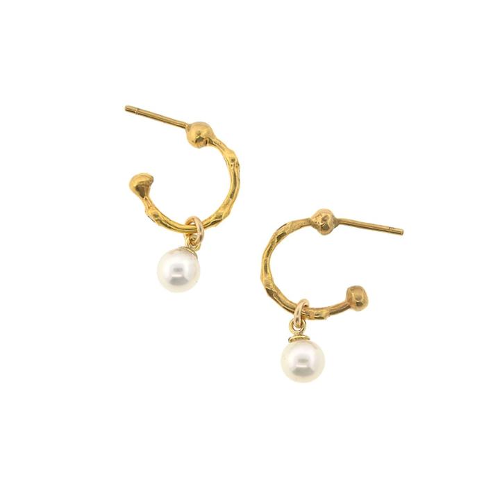 Mabel Chong - Pearls And Bamboo Earrings-wholesale