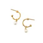 Mabel Chong - Pearls And Bamboo Earrings-wholesale