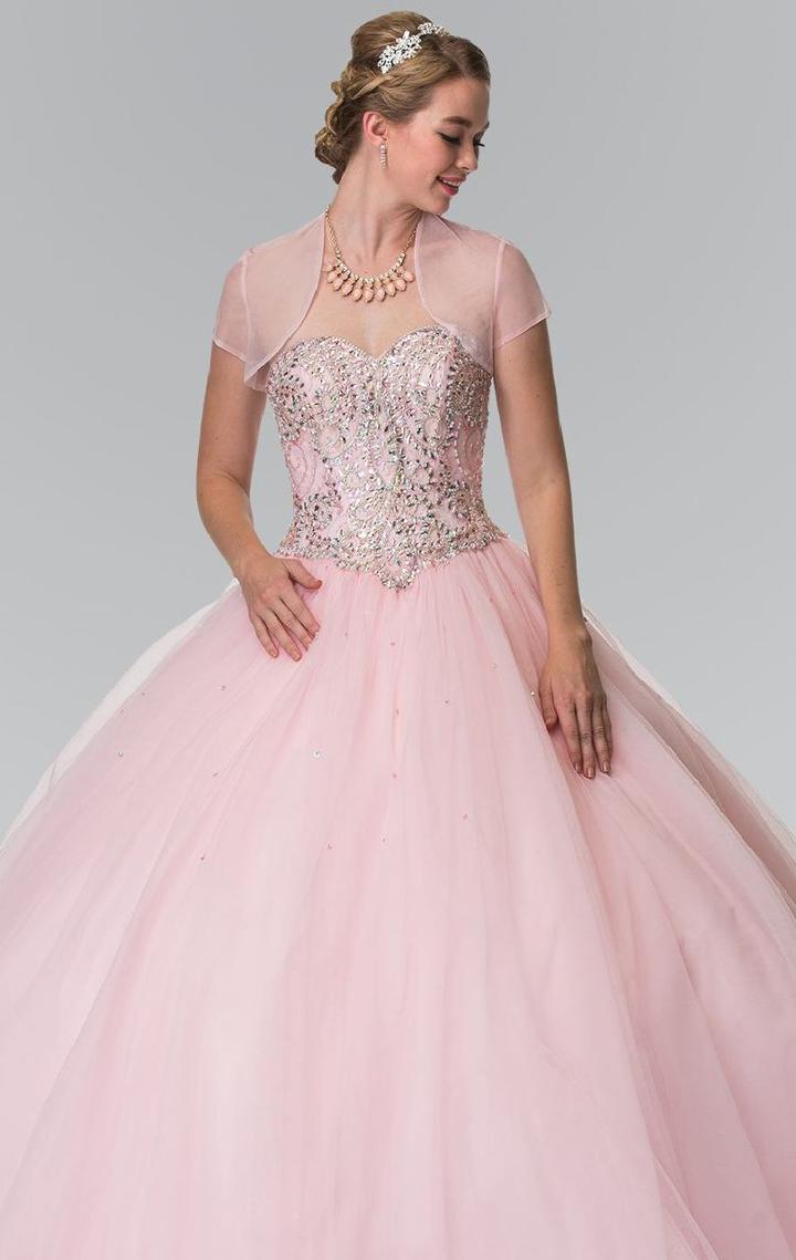 Elizabeth K - Beaded Sweetheart Ballgown Gl2205