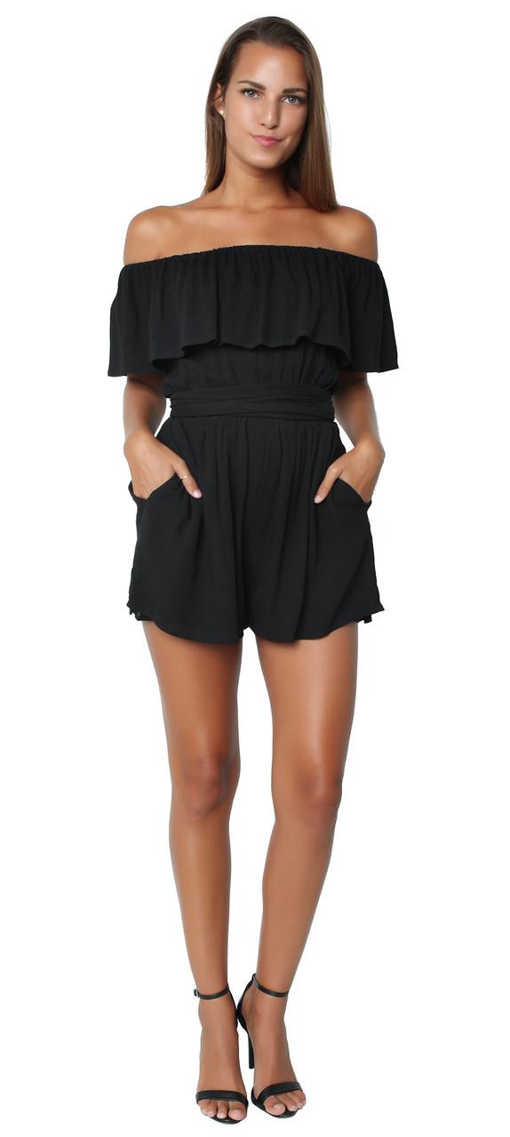 Mara Hoffman - Off Shoulder Romper