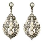 Ben-amun - Pearl Crystal Miu Post Earrings