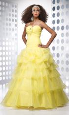 Alyce Paris - 9049 Dress In Yellow