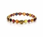 Tresor Collection - Multicolor Stones Round Cab Bangle In 18k Yg
