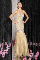 Alyce Paris Black Label - 5611 Dress In Champagne
