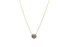 Tresor Collection - 18k Yellow Gold Lente Necklace With Diamond