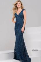 Jovani - Long Lace Evening Dress 39315