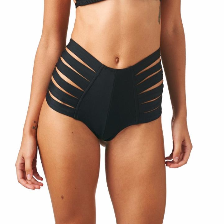 Montce Swim - Black Alta Euro Bikini Bottom