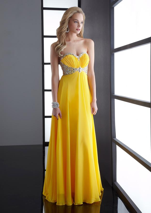 Jasz Couture - 4522 Dress In Yellow