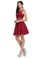Dancing Queen - 9659 Illusion Lace Bodice Dress