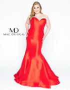 Mac Duggal - 67606f Strapless Foldover Sweetheart Mermaid Dress