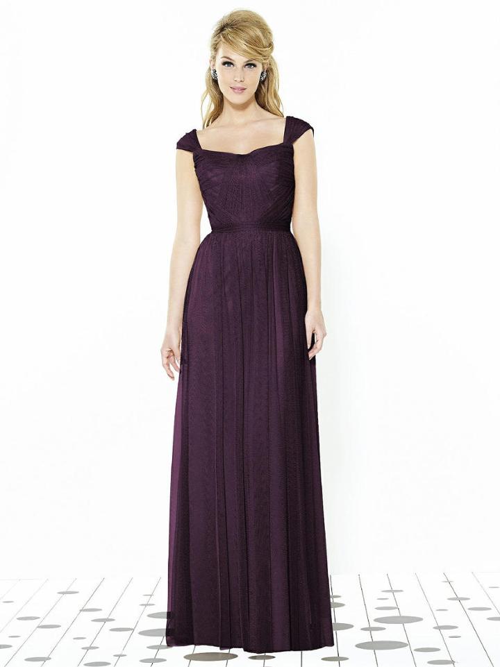 After Six - 6724 Dress In Aubergine