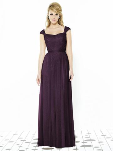 After Six - 6724 Dress In Aubergine