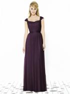 After Six - 6724 Dress In Aubergine