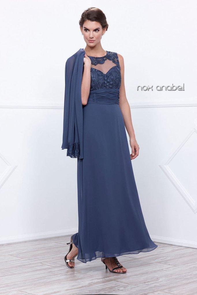 Nox Anabel - Illusion Dress With A Sheer Jacket 5107