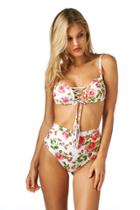 Montce Swim - Rose Prima Top X High Rise Bottom Bikini Set