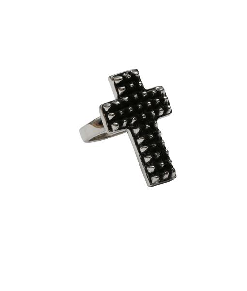 Femme Metale Jewelry - Spiked Cross Ring