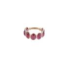 Tresor Collection - Rhodolite Oval Ring Band In 18k Yg