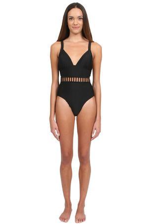 6 Shore Road Bombini One Piece Swimsuit In Black Rock