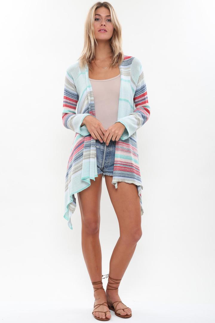 Goddis - Naples Wrap Sweater In Santa Cruz