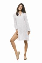 2018 Estivo Swimwear - Hand Embroidered Light Silk Long Sleeves Short Dress Cu112/ush/60