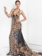 Baccio Couture - Alis - 911 Silk Long Dress