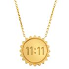 Logan Hollowell - Large 11:11 Sunshine Necklace Solid