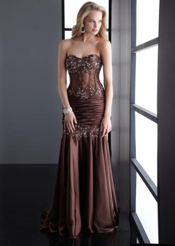 Jasz Couture - 4515 Dress In Brown