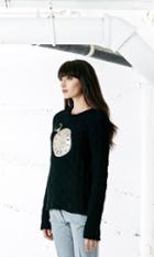 Again Collection - Seven And Seven Sweater In Black