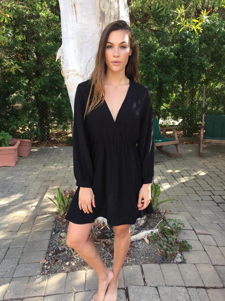 Sage Dress In Black
