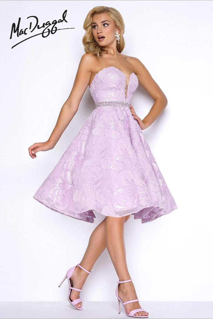 Mac Duggal Prom - 80596 Bustier Dress In Lilac