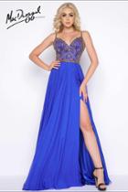 Cassandra Stone - V Neck Gown Style 66028a