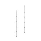 Tresor Collection - Diamond By The Yard Earrings In 18k Yellow Gold 9975823185