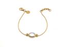 Tresor Collection - Rainbow Moonstone & Color Diamond Bracelet In 18k Yellow Gold
