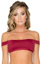 Aerin Rose Swimwear - Garnet Zeliya Top T440garn