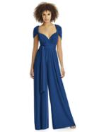 Dessy Collection - Mj-jptwist Jumpsuit In Estate Blue