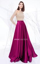 Mnm Couture - N0191 Beaded Mesh Bodice A-line Gown